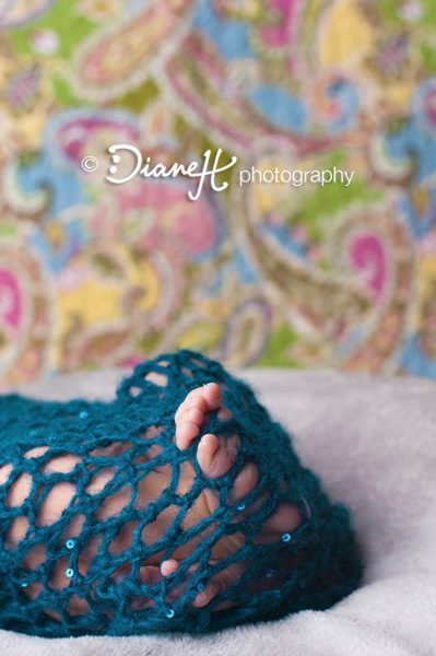 Little Newborn Baby Toes